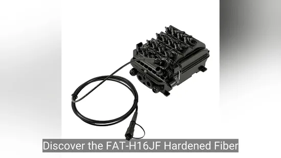 Scatola terminale di distribuzione in fibra ottica PC ABS nera 1X8